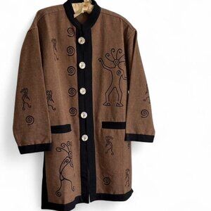 Boho tunic coat